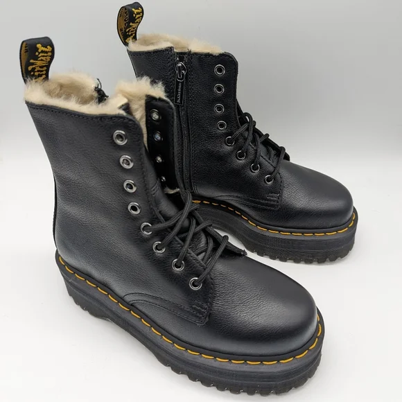 NWOB DR. MARTENS Jadon FL 8 Eye Boots - Picture 6 of 14